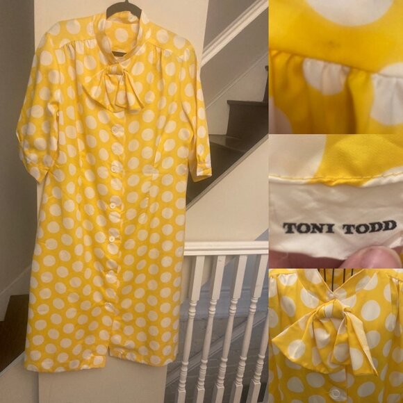 Toni Todd Dotted Vintage Dress (Plus Size) - Picture 1 of 1
